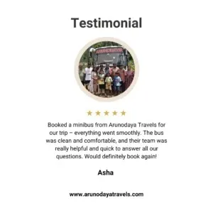 Arunodaya-Travels---Mini-bus-rental-review