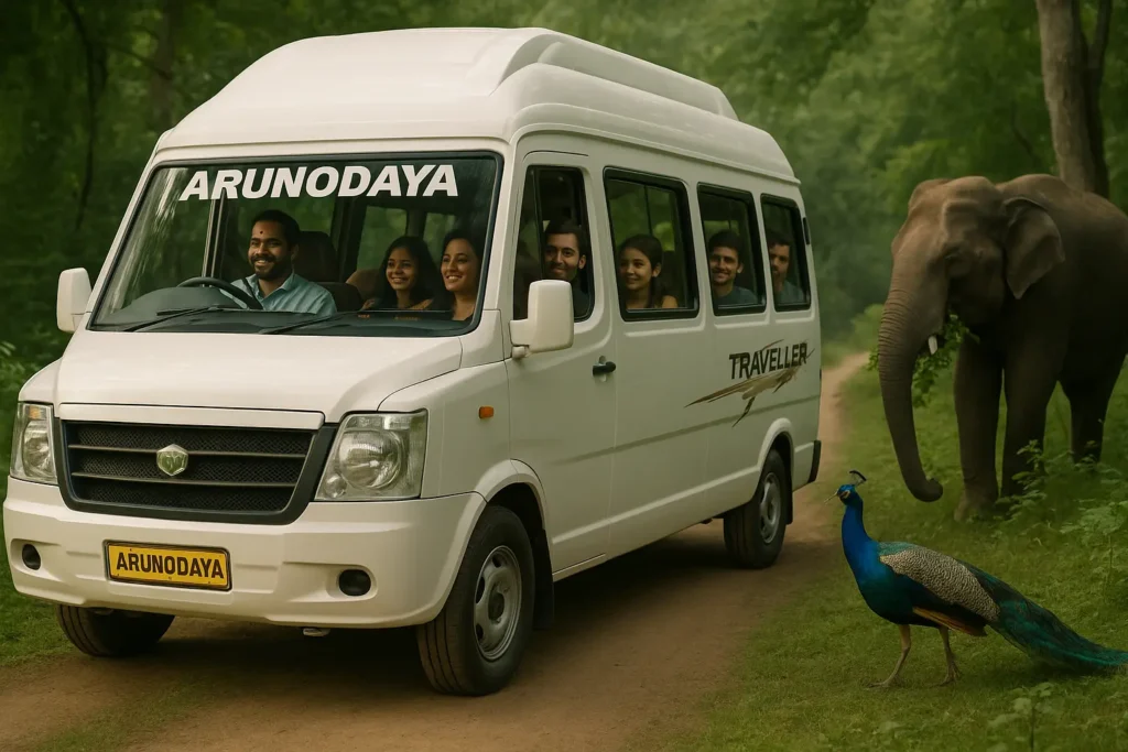 12 Seater Tempo Traveller for Rent in Bangalore for Outstation Trips
