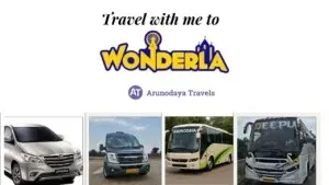 Tempo Traveller Rent in Bangalore to Wonderla