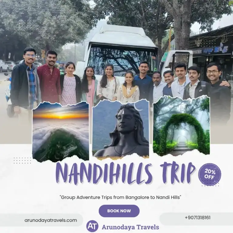 Bangalore to Nandi Hills - Tempo Traveller Hire in Bangalore