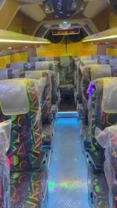 25 seater mini bus rental Ac and DVD coach