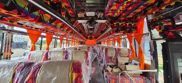 50 seater bus with interior image