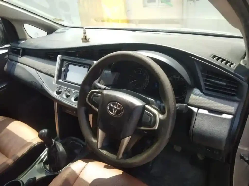 Innova taxi inside image