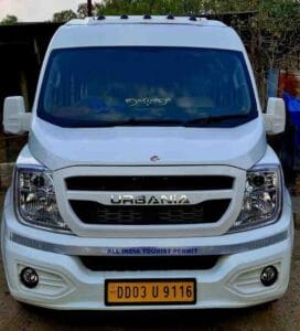 10 Seater Force Urbania Rental in Bangalore