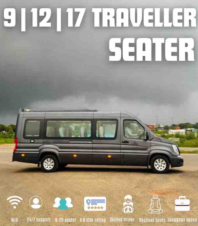 9 seater force urbania rent in bangalore